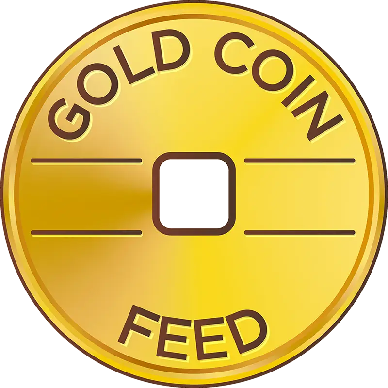 Logo Gold Coin Feed